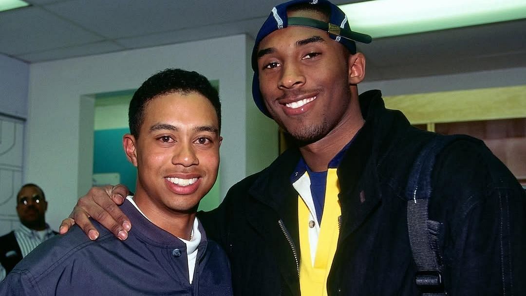 Woods and Kobe Bryant clicked together / IG: @leaguefits